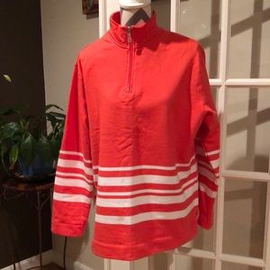 Petites Pacer V-Neck Sweatshirt